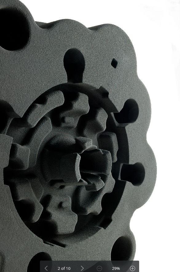 Аниме или форма, напечатанная на песке связующого фурфуральдегида