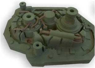 Аниме или форма, напечатанная на песке связующого фурфуральдегида