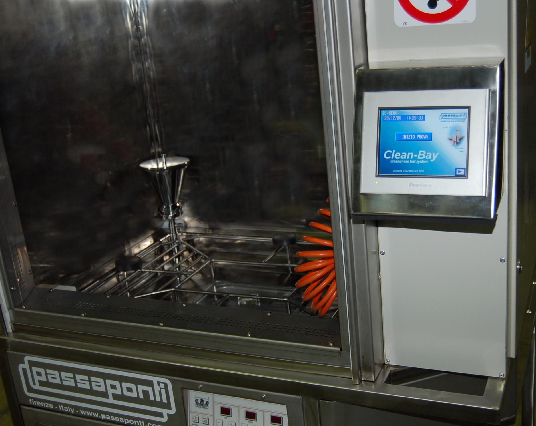 CLEAN-BAY sistema integrato за il controllo della contaminazione ISO16232 ISO18413