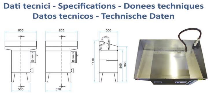 Промыть куски ручной нержавеющей стали